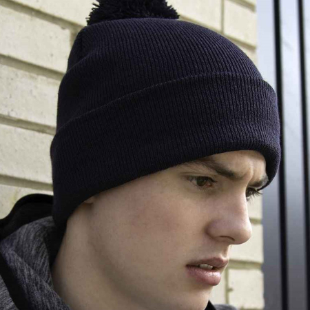 RC028X Result Core Pom Pom Beanie image 1