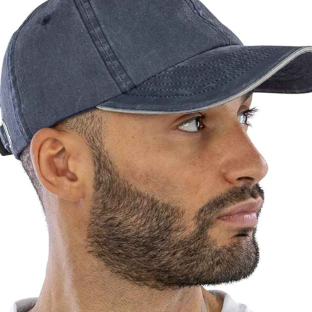 RC054X Result Washed Fine Line Cotton Cap image 1