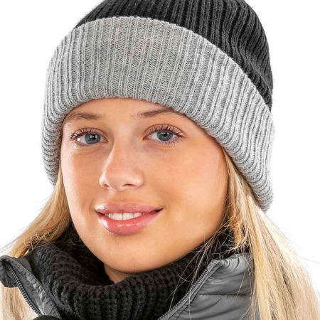 RC378X Result Double Layer Knitted Hat image 1
