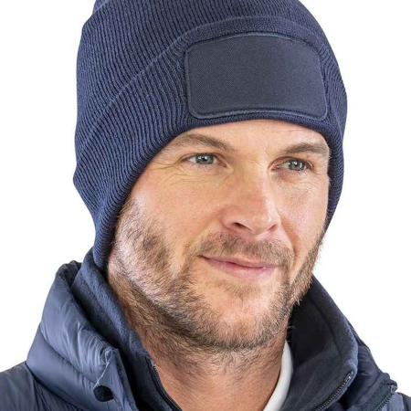 RC927X Result Recycled Double Knit Printers Beanie image 1