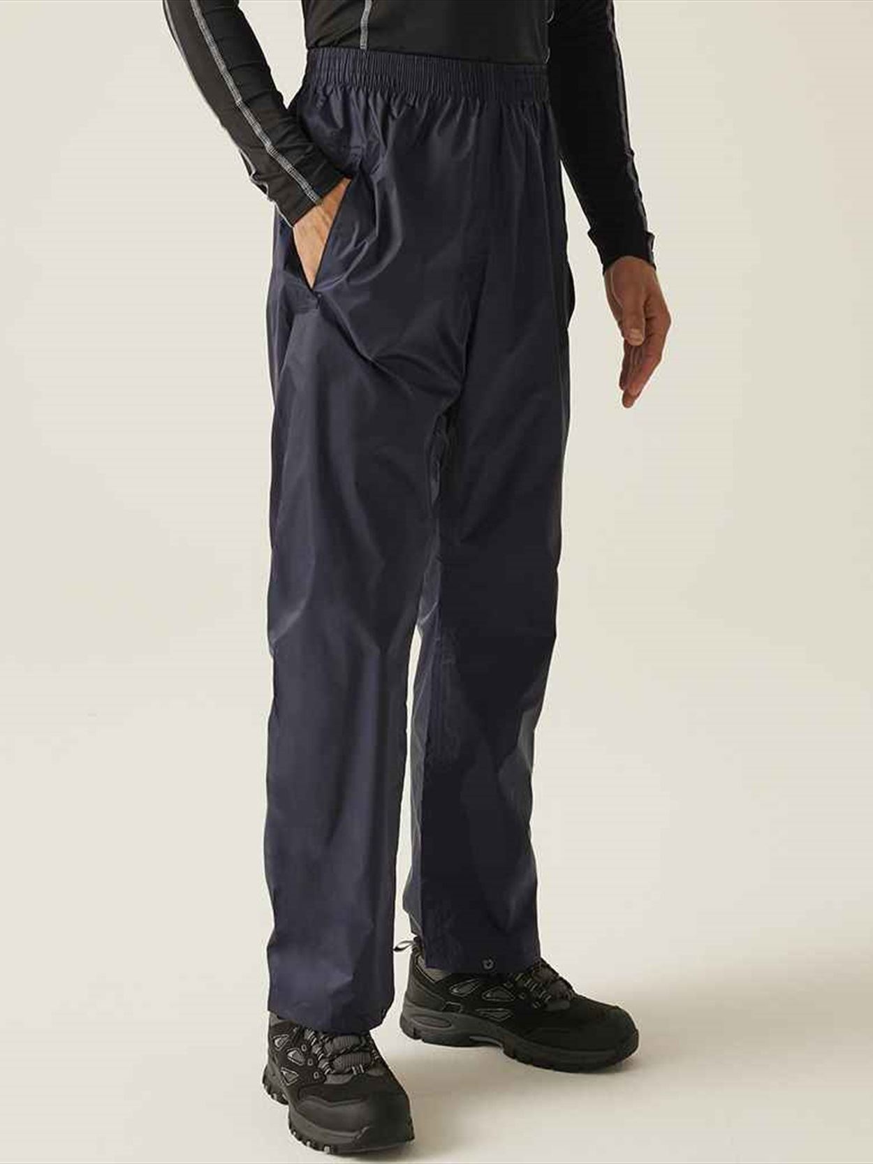 RG214 TRW348 Regatta Pro Packaway Waterproof Breathable Overtrousers image 2