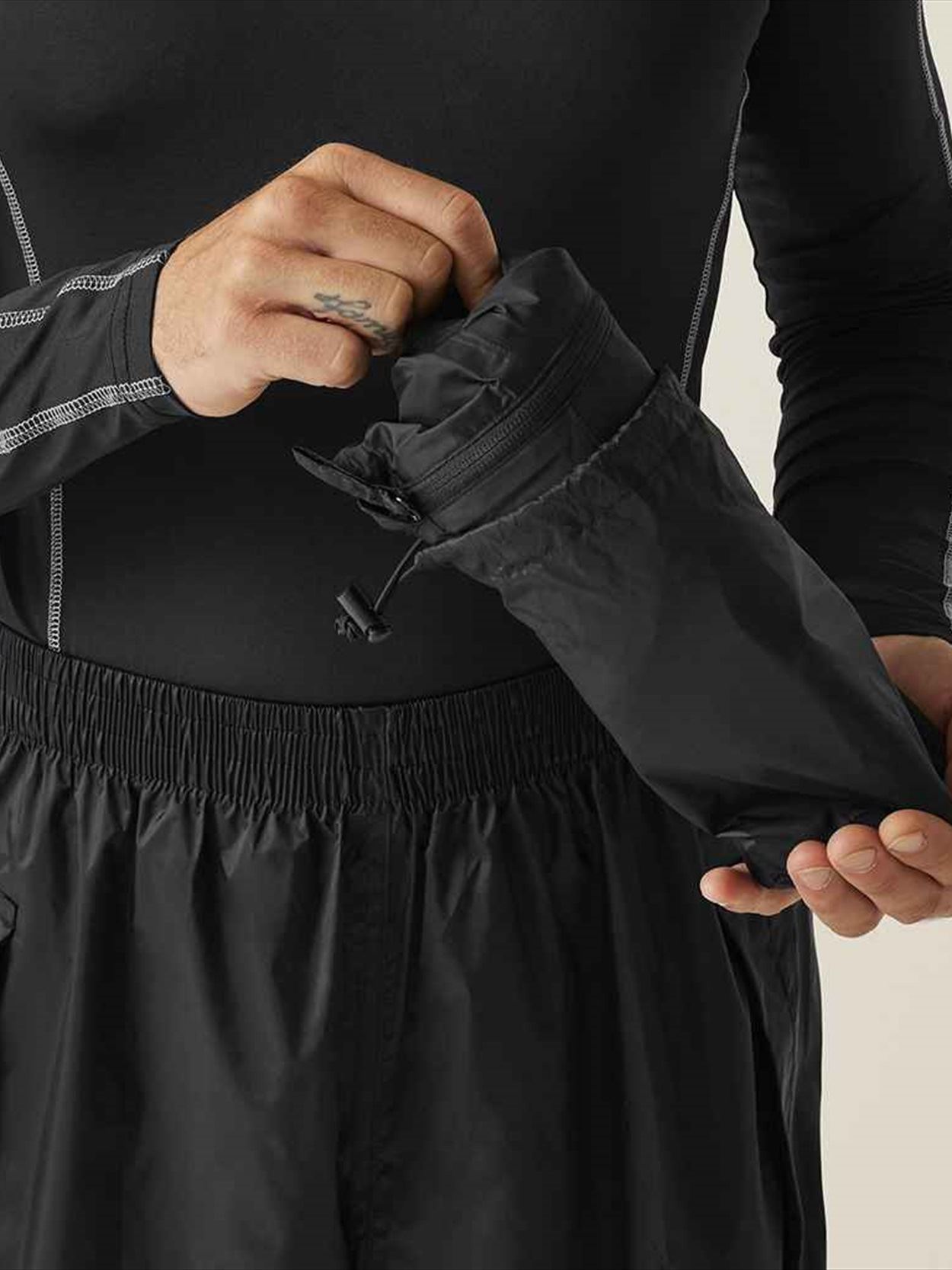 RG214 TRW348 Regatta Pro Packaway Waterproof Breathable Overtrousers image 1