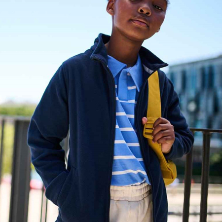 RG258 TRF515 Regatta Kids Brigade II Micro Fleece Jacket image 1