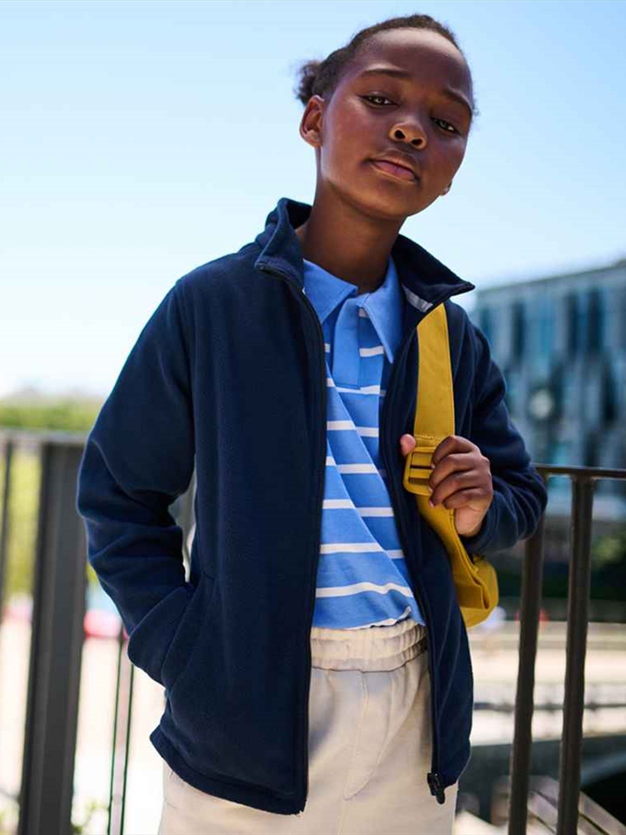 RG258 TRF515 Regatta Kids Brigade II Micro Fleece Jacket image 1