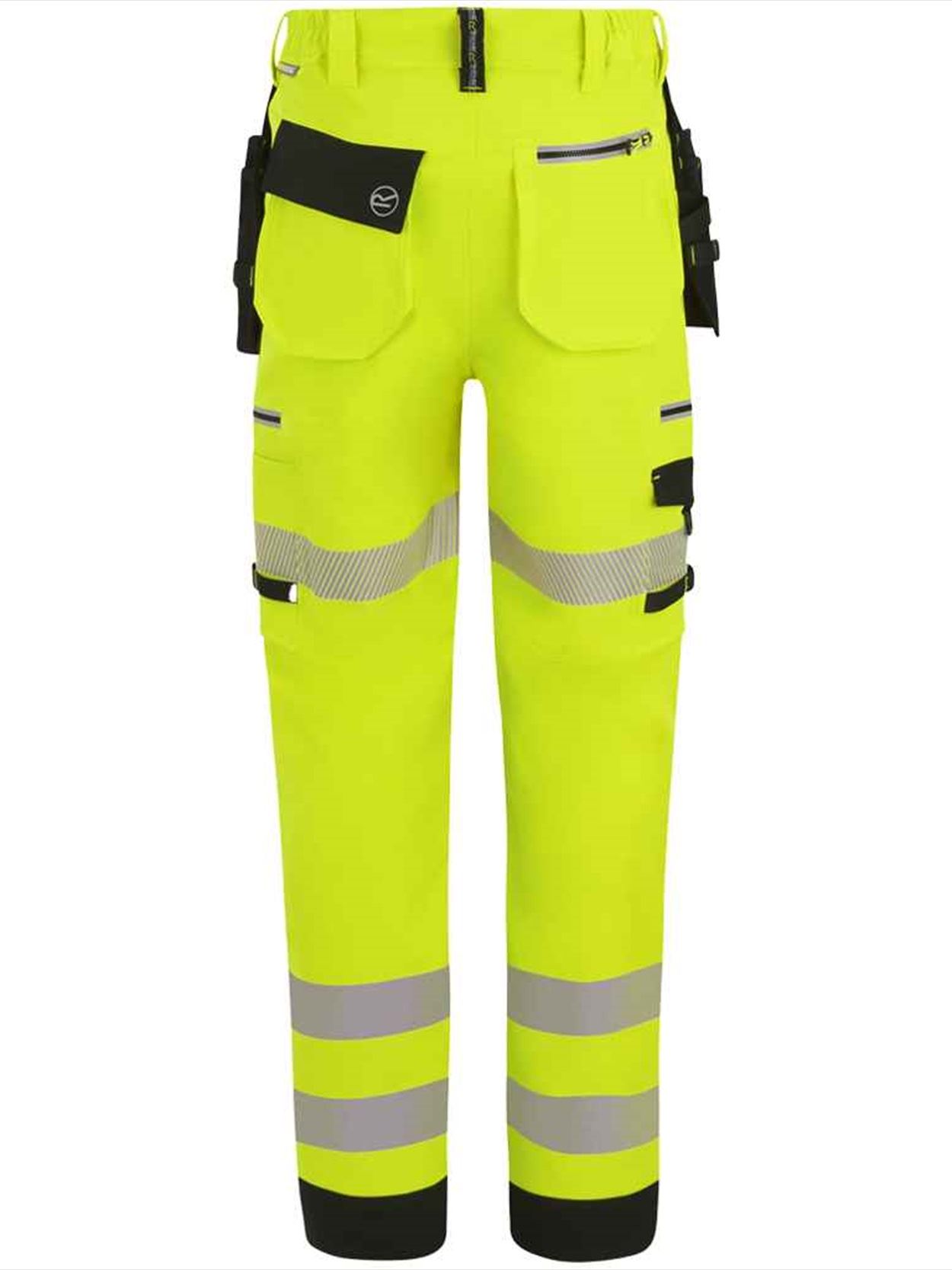 RG537 TRJ603 Regatta High Visibility Infiltrate Stretch Holster Trousers image 2