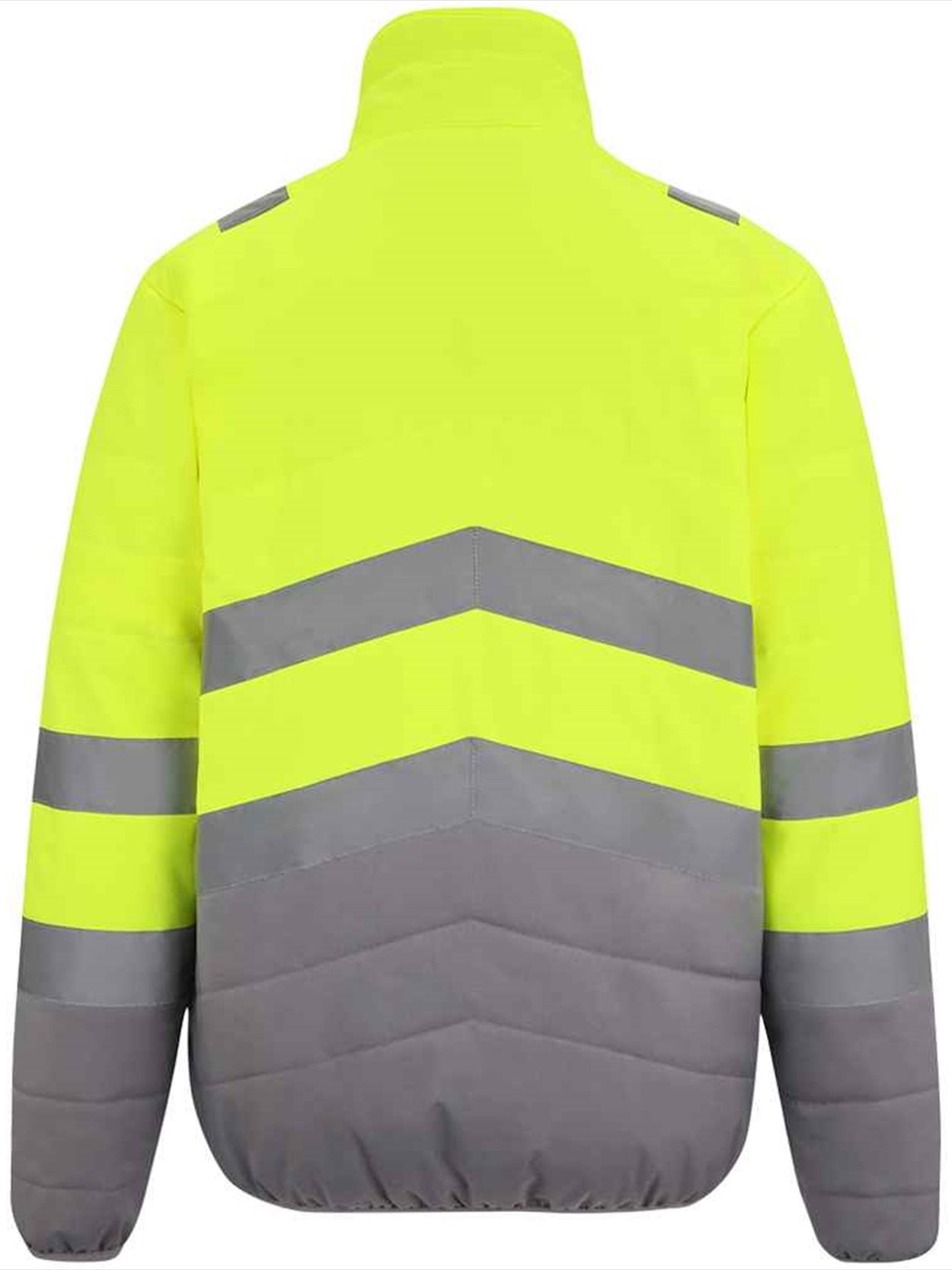 RG548 TRA943 Regatta High Visibility Two Tone Thermal Baffle Jacket image 3