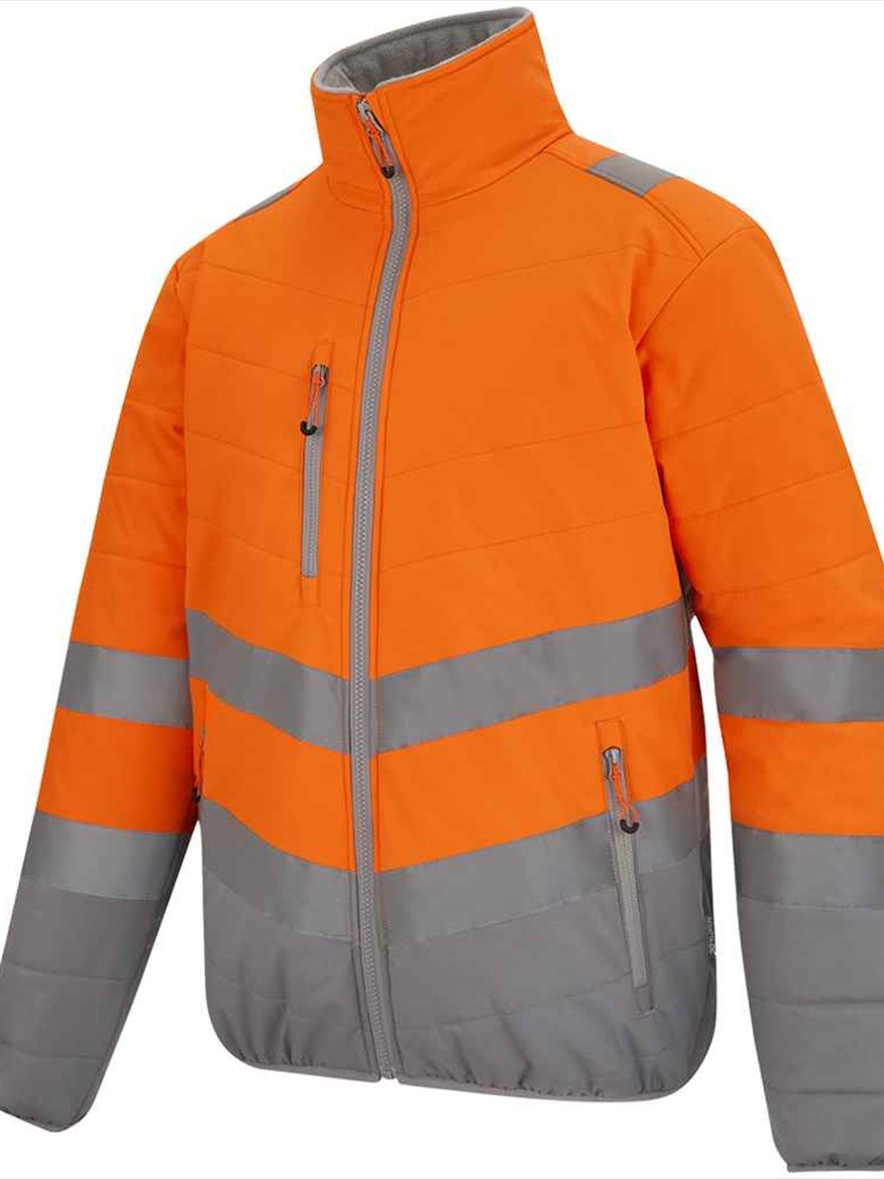 RG548 TRA943 Regatta High Visibility Two Tone Thermal Baffle Jacket image 4