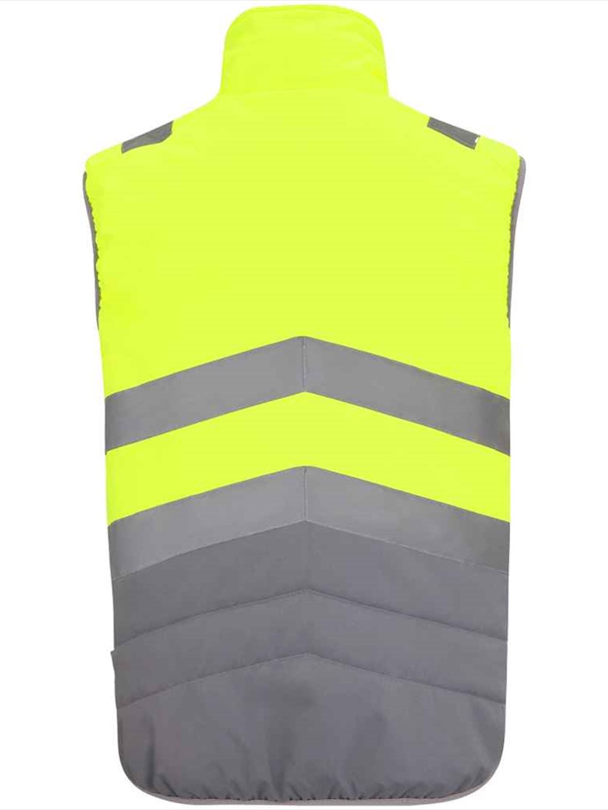 RG549 TRB202 Regatta High Visibility Two Tone Thermal Baffle Bodywarmer image 2
