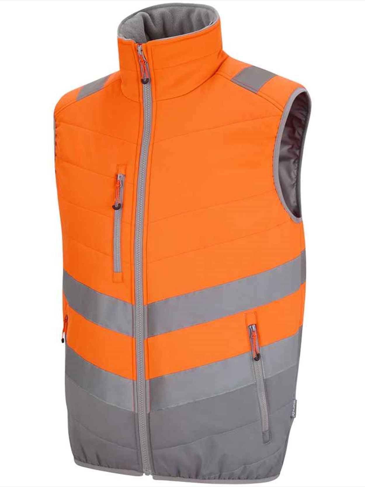 RG549 TRB202 Regatta High Visibility Two Tone Thermal Baffle Bodywarmer image 3