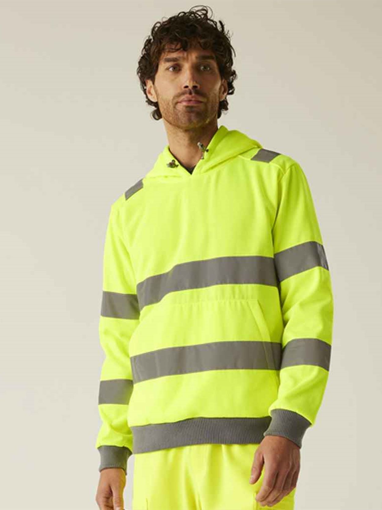 RG564 TRF814 Regatta High Visibility Pro Contract Hoodie image 2