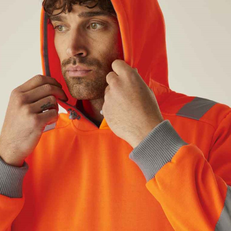 RG564 TRF814 Regatta High Visibility Pro Contract Hoodie image 1