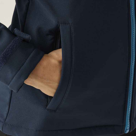 RG636 TRA702 Regatta Ladies Venturer Three Layer Hooded Soft Shell Jacket image 1
