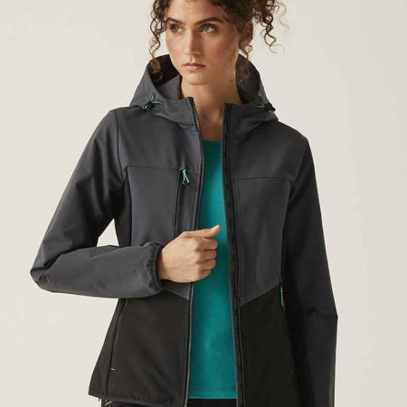 RG812 TRA740 Regatta Ladies Ada Stretch Soft Shell Jacket image 1
