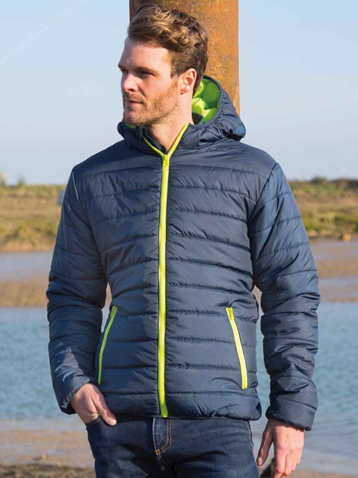 RS233M R233M Result Core Soft Padded Jacket image 3