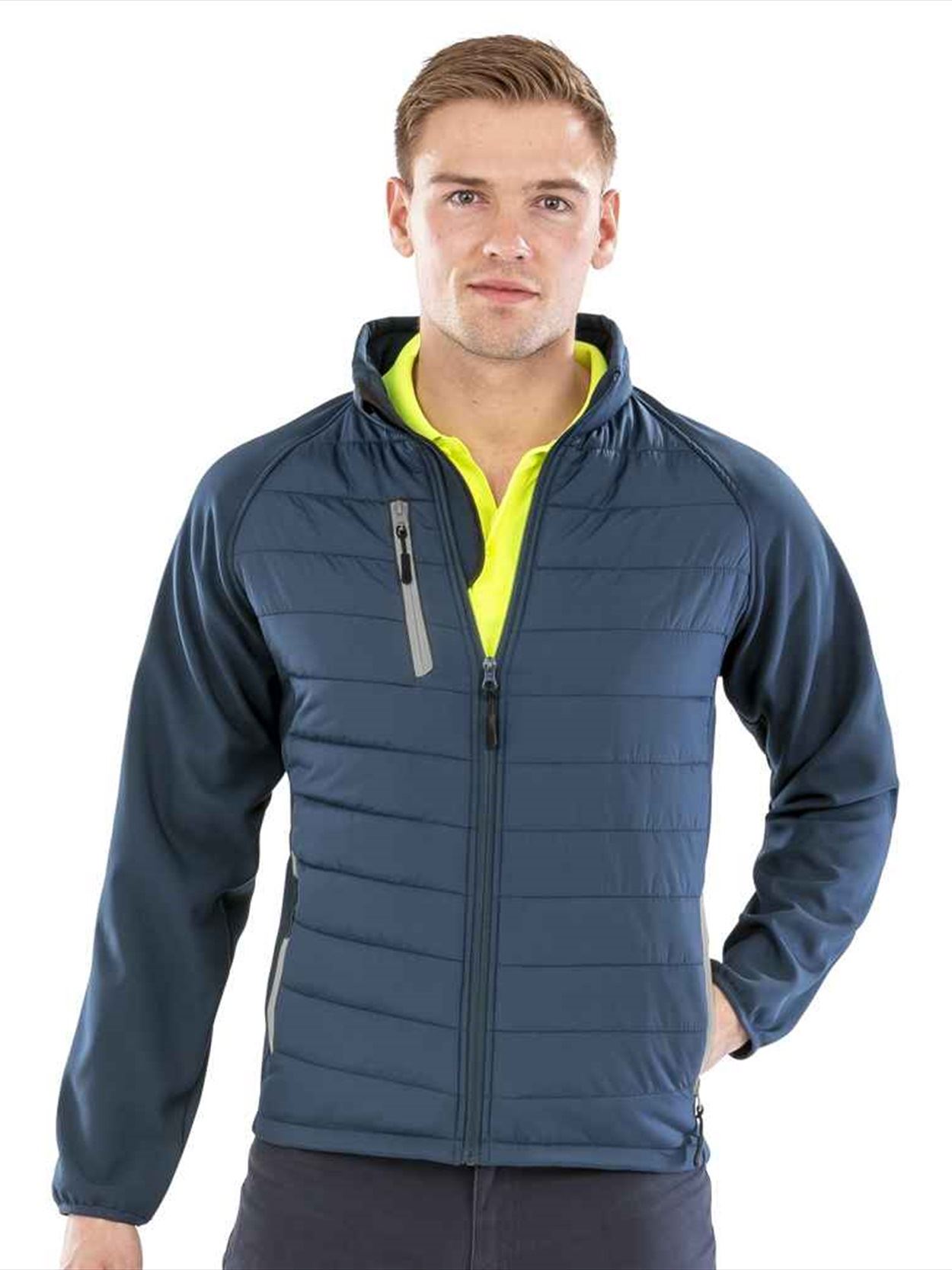 RS237 R237X Result Recycled Compass Padded Jacket image 3