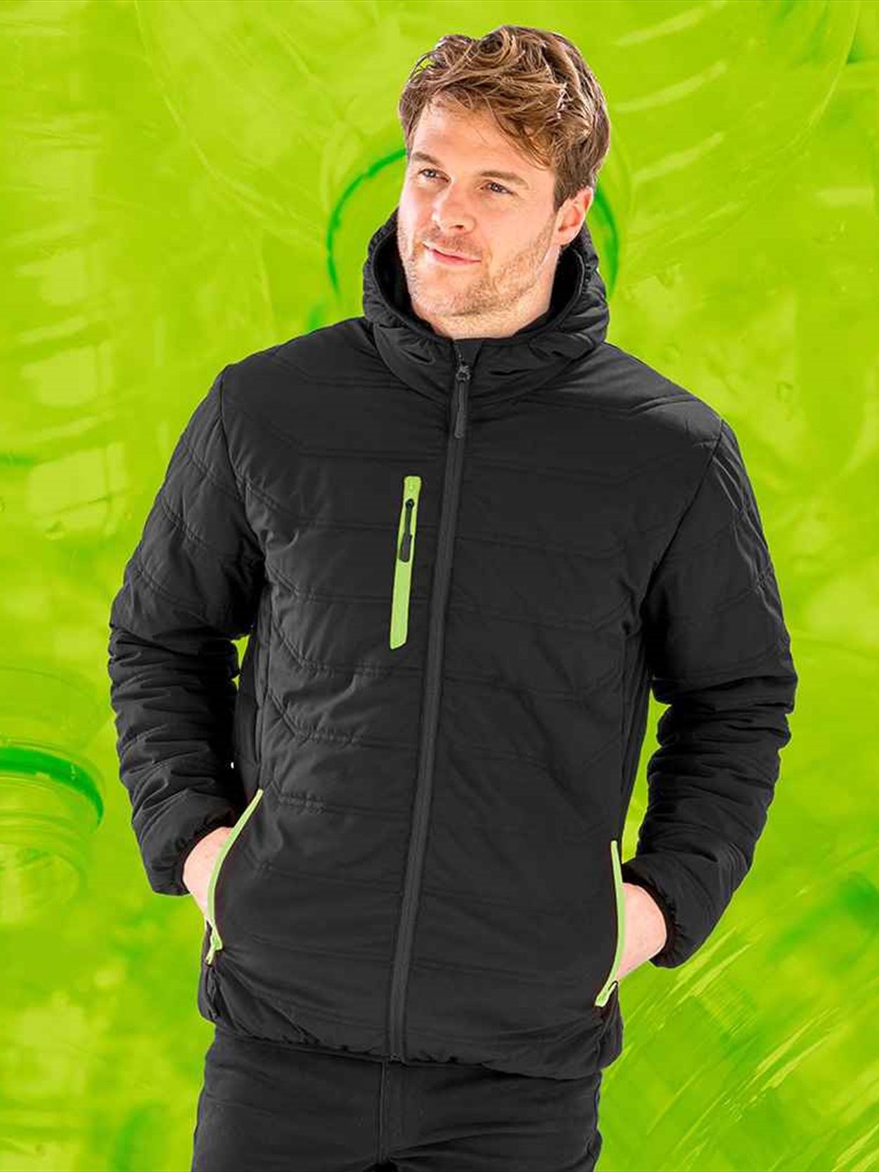 RS240 R240X Result Recycled Compass Padded Winter Jacket image 1