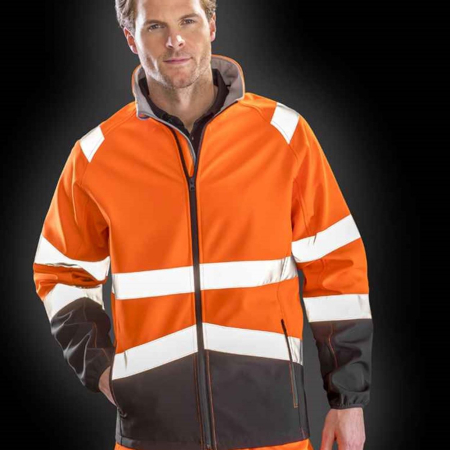 RS450 R450X Result Safe-Guard Printable Safety Soft Shell Jacket image 1