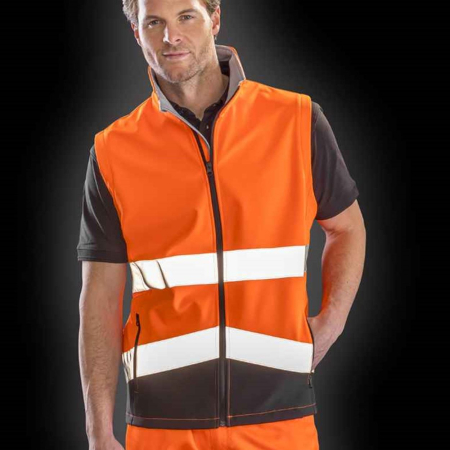 RS451 R451X Result Safe-Guard Printable Safety Soft Shell Gilet image 1