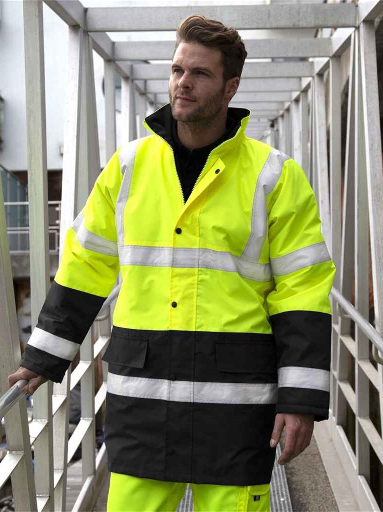 RS452 R452X Result Core Motorway Two Tone Safety Jacket image 2