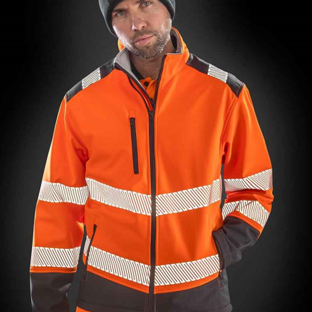 RS476 R476X Result Safe-Guard Printable Ripstop Safety Soft Shell Jacket image 1