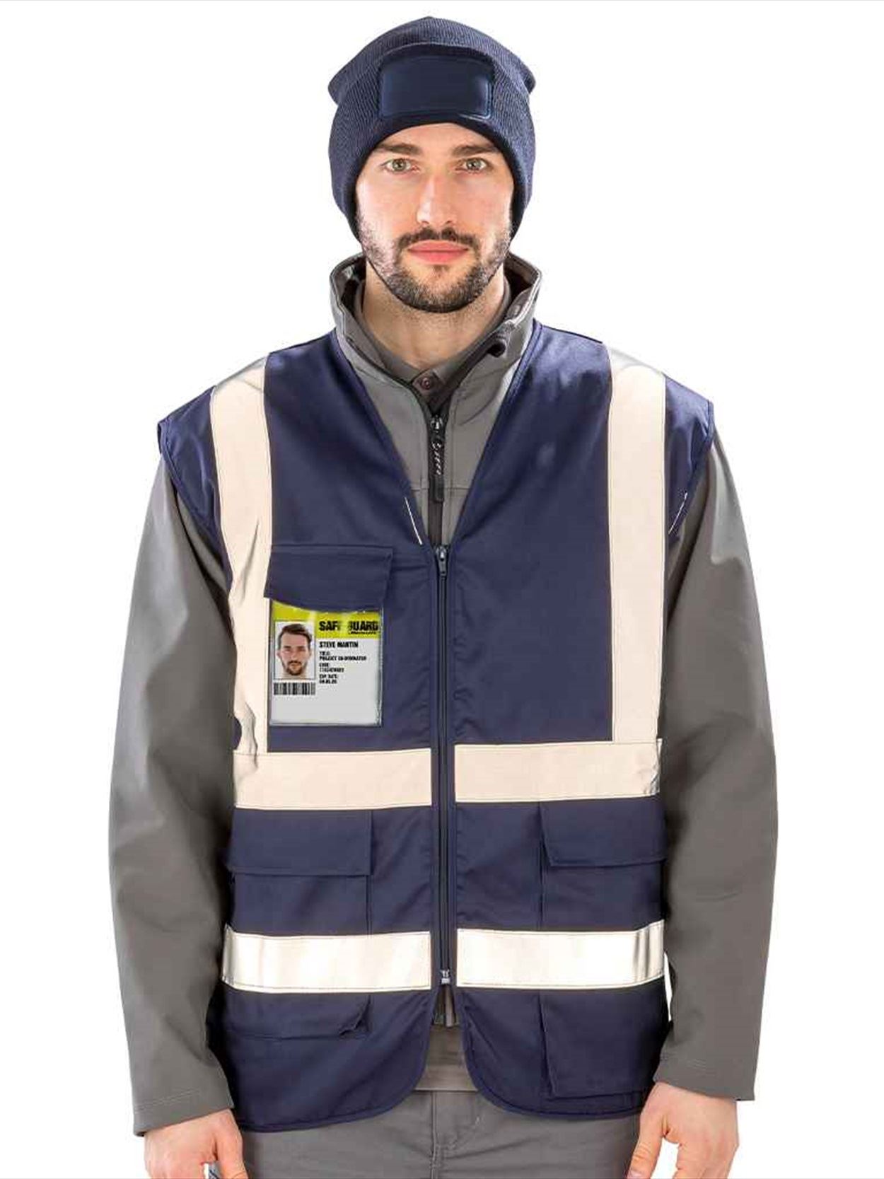 RS477 R477X Result Safe-Guard Heavy Duty Poly/Cotton Security Vest image 1