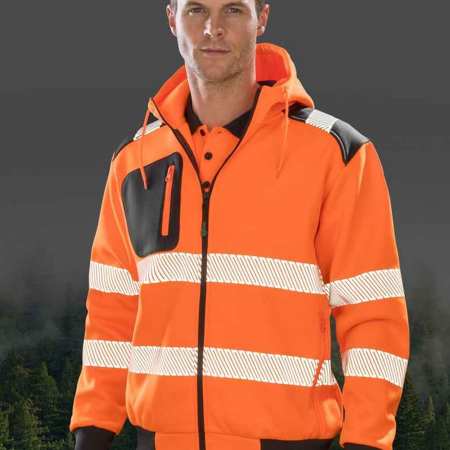 RS503 R503X Result Recycled Safety Zip Hoodie image 1