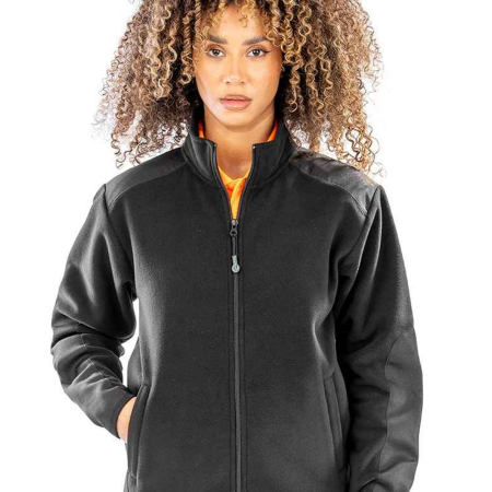 RS515 R515X Result Recycled Heavy Duty Micro Fleece Jacket image 1
