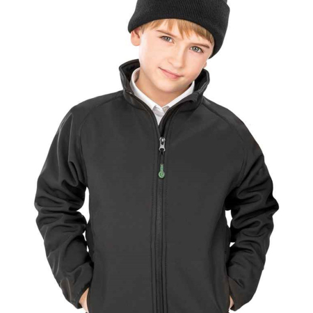 RS901B R901Y Result Recycled Kids Two Layer Printable Soft Shell Jacket image 1