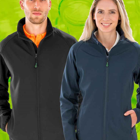 RS901F R901F Result Recycled Ladies Printable Soft Shell Jacket image 1