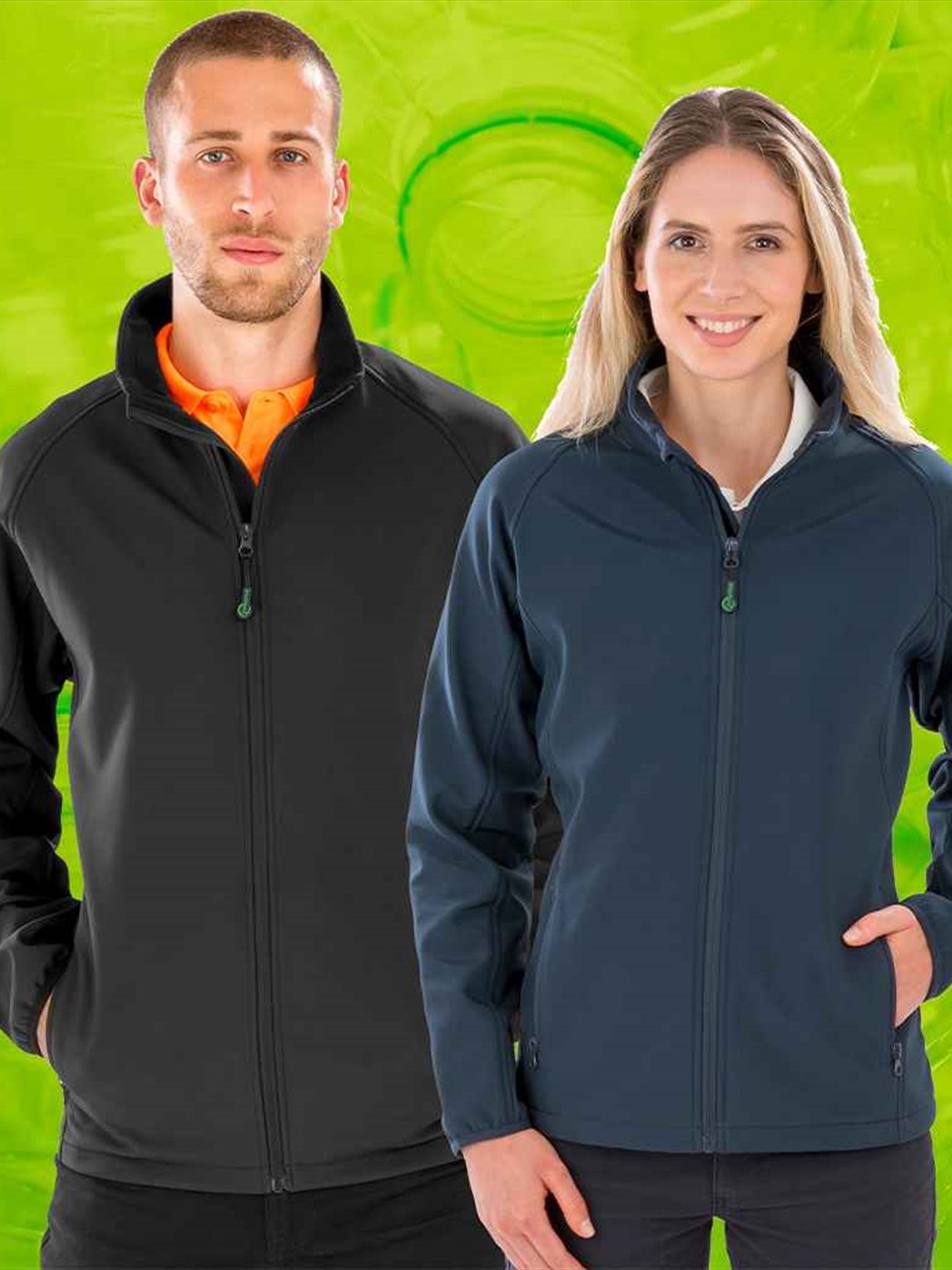 RS901F R901F Result Recycled Ladies Printable Soft Shell Jacket image 1