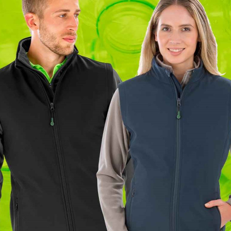 RS902F R902F Result Recycled Ladies Printable Soft Shell Bodywarmer image 1