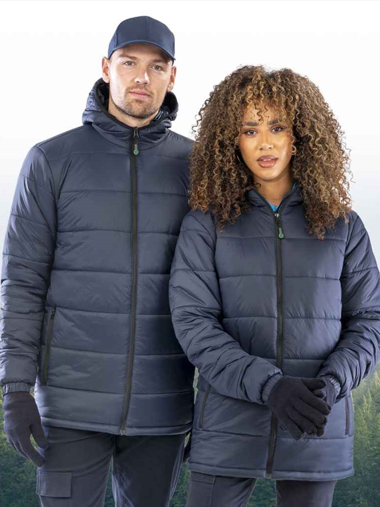 RS910 R910X Result Recycled Hooded Padded Parka Jacket image 2
