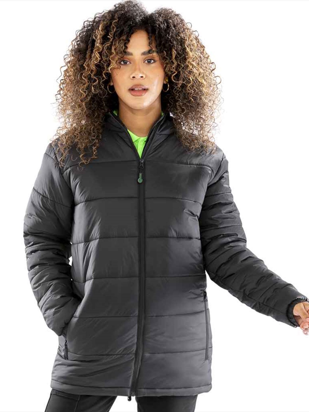 RS910 R910X Result Recycled Hooded Padded Parka Jacket image 1