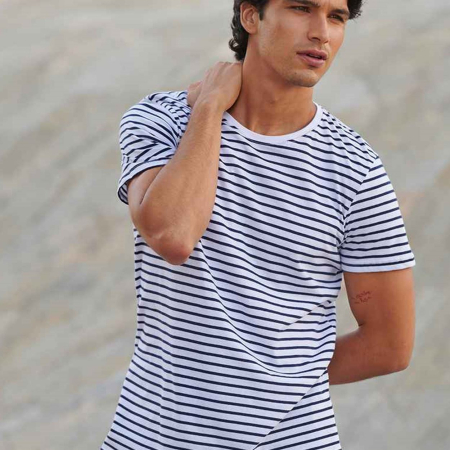 SF202 SF Clothing Unisex Striped T-Shirt image 1