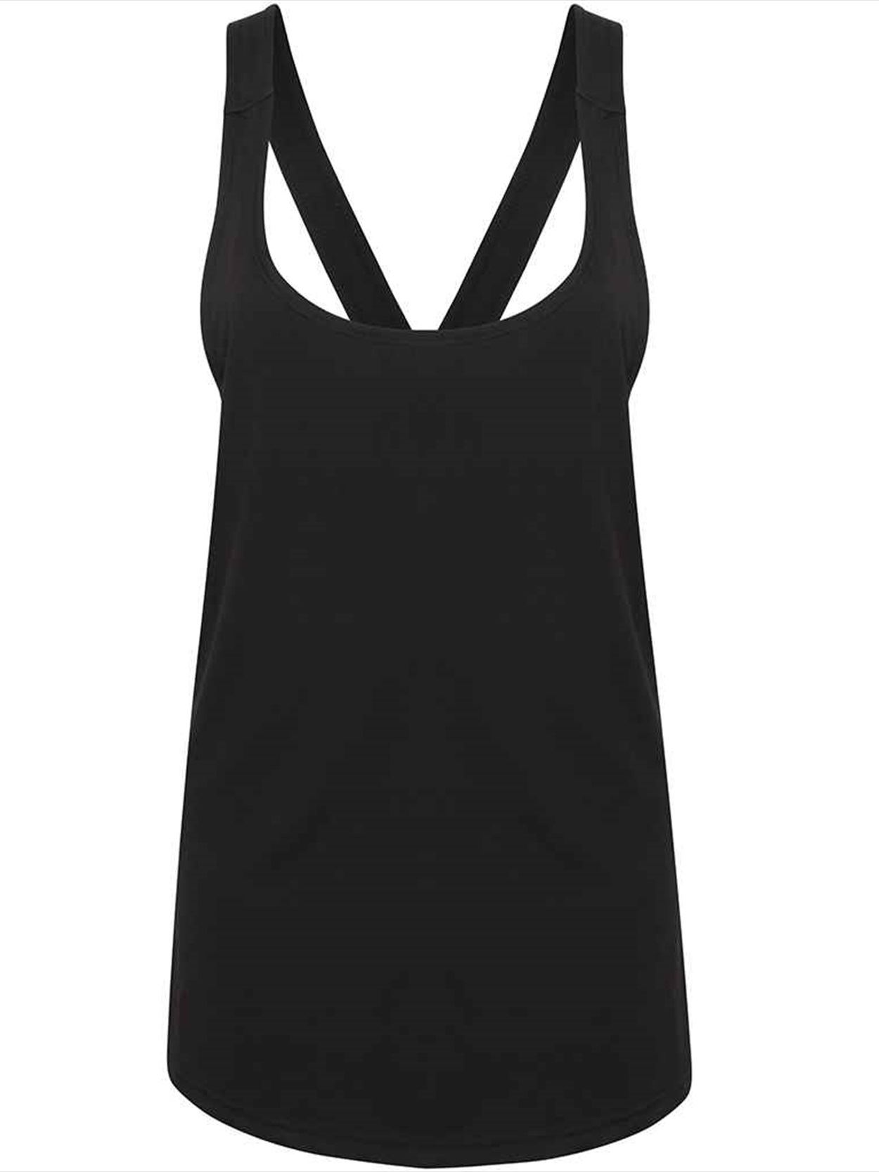 SK241 SF Clothing Ladies Fashion Workout Vest image 1