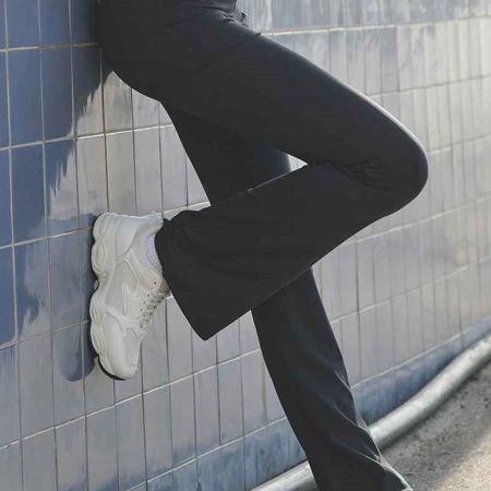 SK428 SF Clothing Ladies Flared Leggings image 1