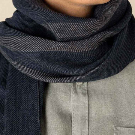 SP141 Spasso Twill Striped Scarf image 1