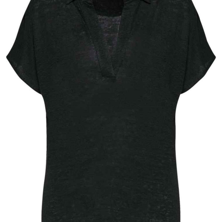 SP221 Spasso Ladies Linen Polo Shirt image 1