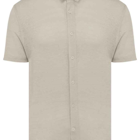 SP517 Spasso Short Sleeve Linen Shirt image 1