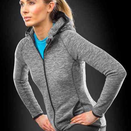 SR245F S245F Spiro Ladies Micro Fleece Hoodie image 1