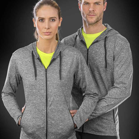 SR277F S277F Spiro Ladies Hooded T-Shirt Jacket image 1