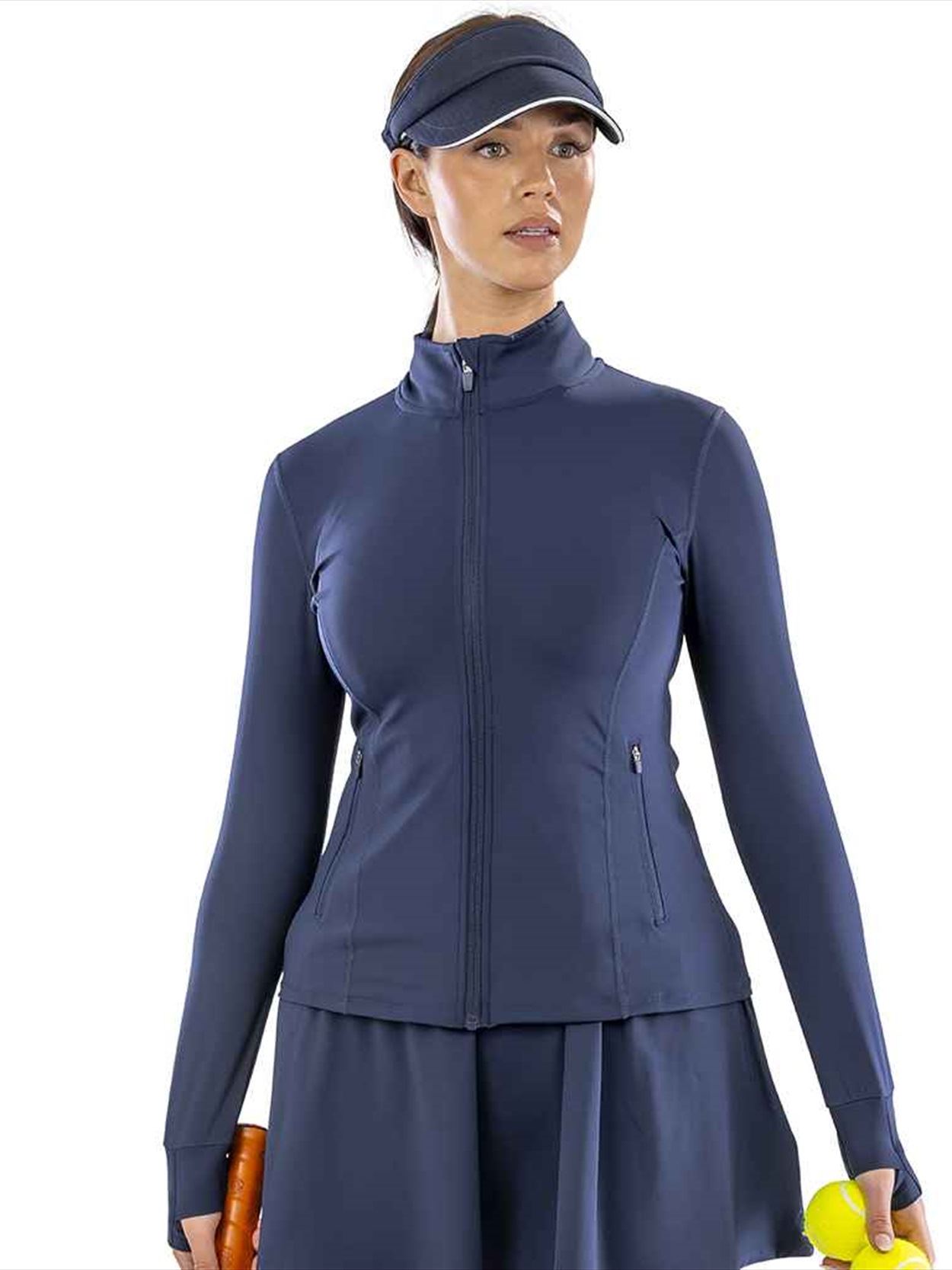 SR798F S798F Spiro Ladies Recycled Fitness Jacket image 2