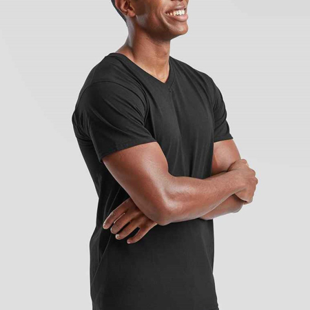SS631 614260 Fruit of the Loom Original V Neck T-Shirt image 1