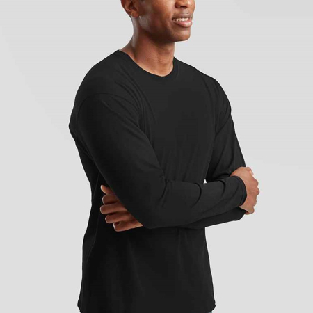 SS632 614280 Fruit of the Loom Original Long Sleeve T-Shirt image 1