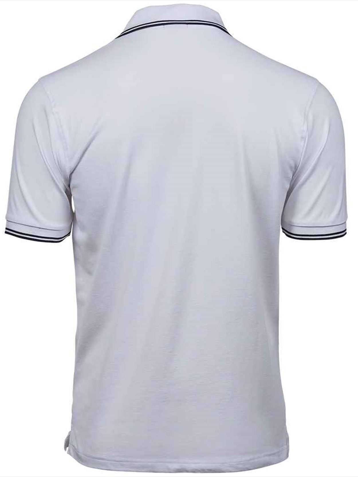 T1407 1407 Tee Jays Luxury Stretch Tipped Polo Shirt image 2