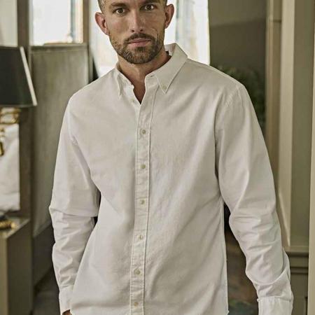 T4000 4000 Tee Jays Perfect Long Sleeve Oxford Shirt image 1