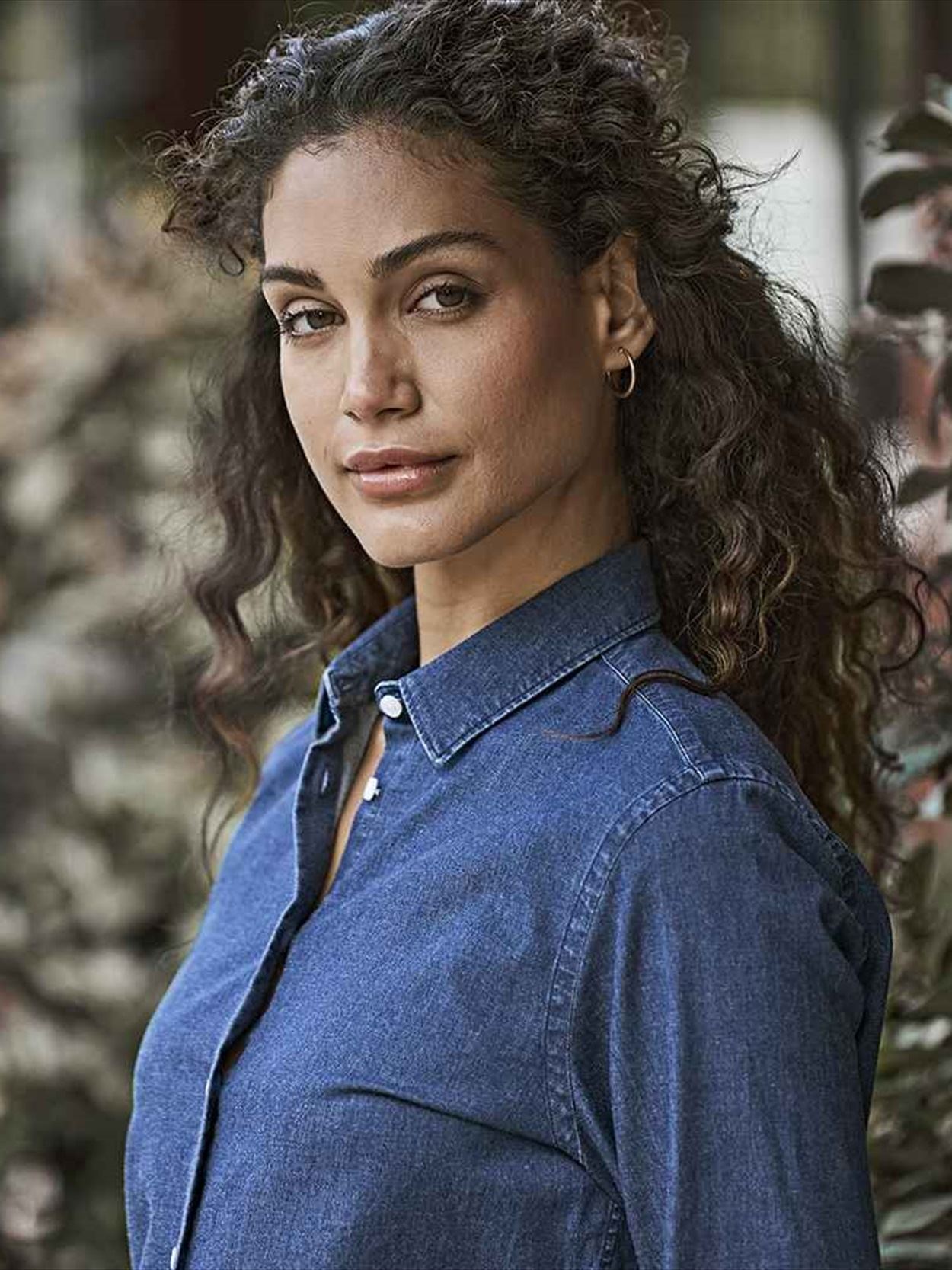 T4005 4005 Tee Jays Ladies Denim Shirt image 1