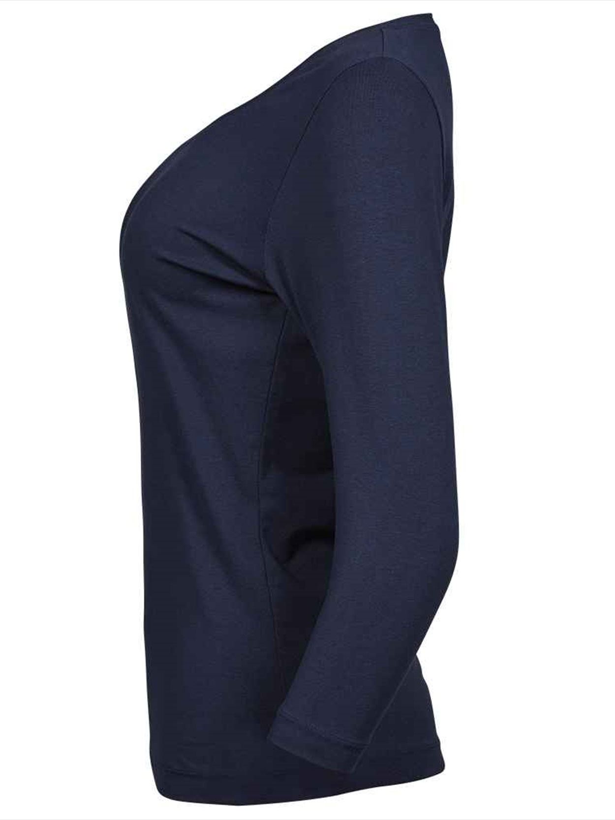 T460 460 Tee Jays Ladies Stretch 3/4 Sleeve T-Shirt image 3