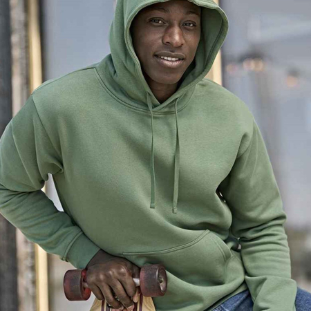 T5152 5152 Tee Jays Unlabeled Hooded Sweatshirt image 1