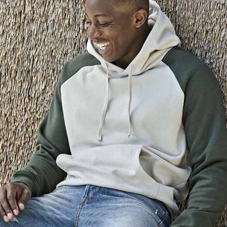 T5156 5156 Tee Jays Unlabeled Two-Tone Hooded Sweatshirt image 1